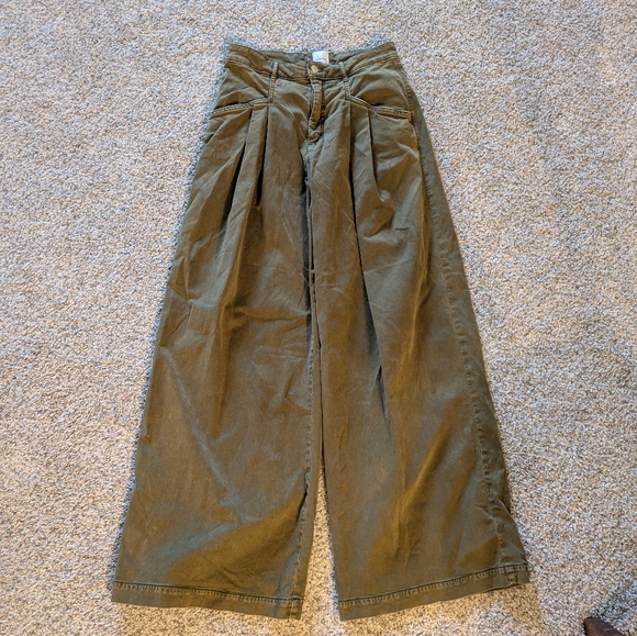 Anthropologie Maeve Oversized Wide-Leg Chino Pants - Picture 4 of 10